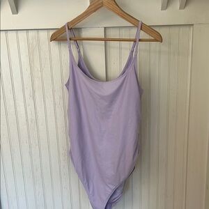 Lavender maternity One Piece Swimsuit